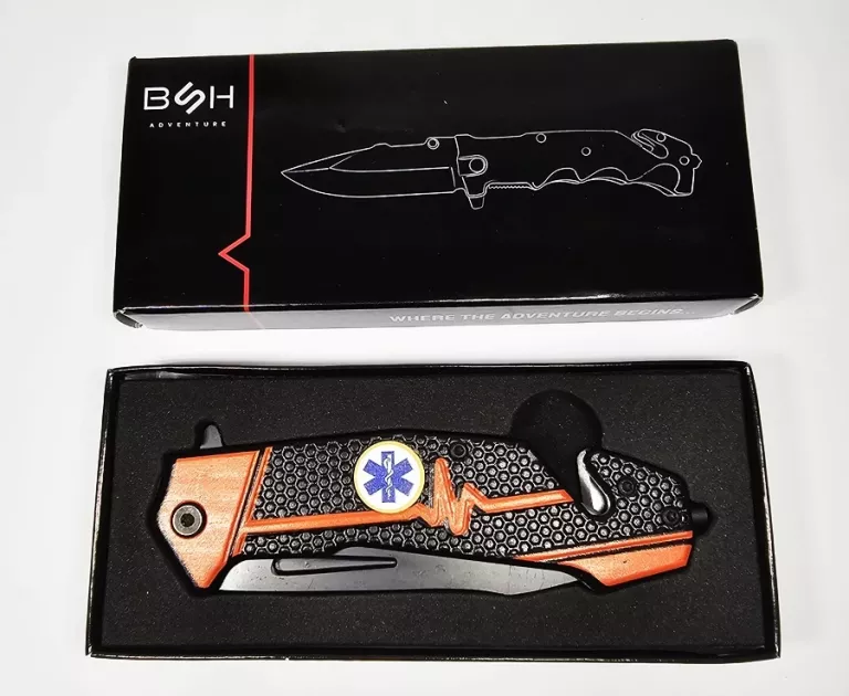 NÓŻ RATOWNICZY BSH ADVENTURE N-380B SPRĘŻYNOWY