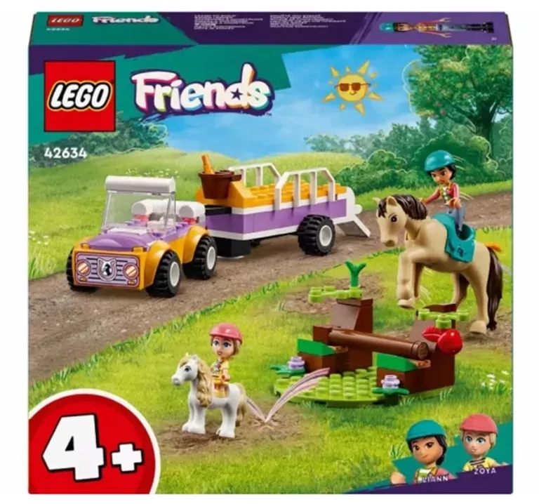 LEGO FRIENDS 42634 PRZYCZEPKA DLA KONIA I KUCYKA