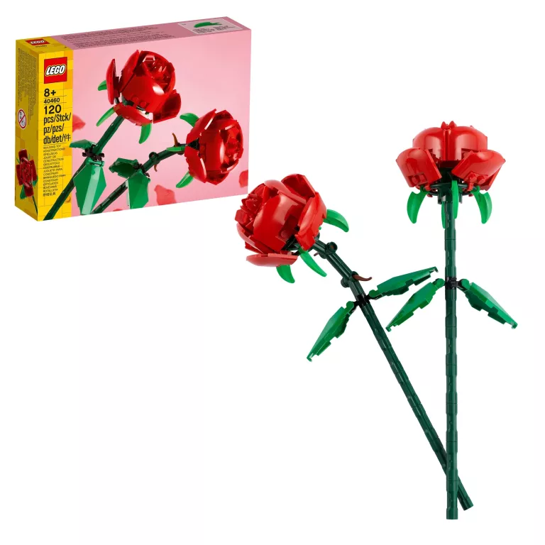 ZESTAW KLOCKÓW LEGO ICONS 40460 RÓŻE KWIATY NA PREZENT ZESTAW KWIATOWY