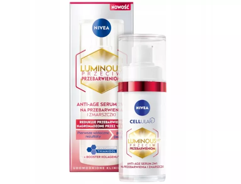NIVEA LUMINOUS630 PRZECIW PRZEBARWIENOM ANTIAGE SERUM