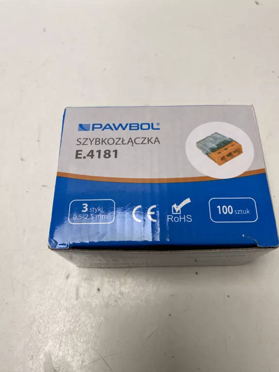 SZYBKOZŁĄCZKA PAWBOL 1,5-2,5 MM 100SZT
