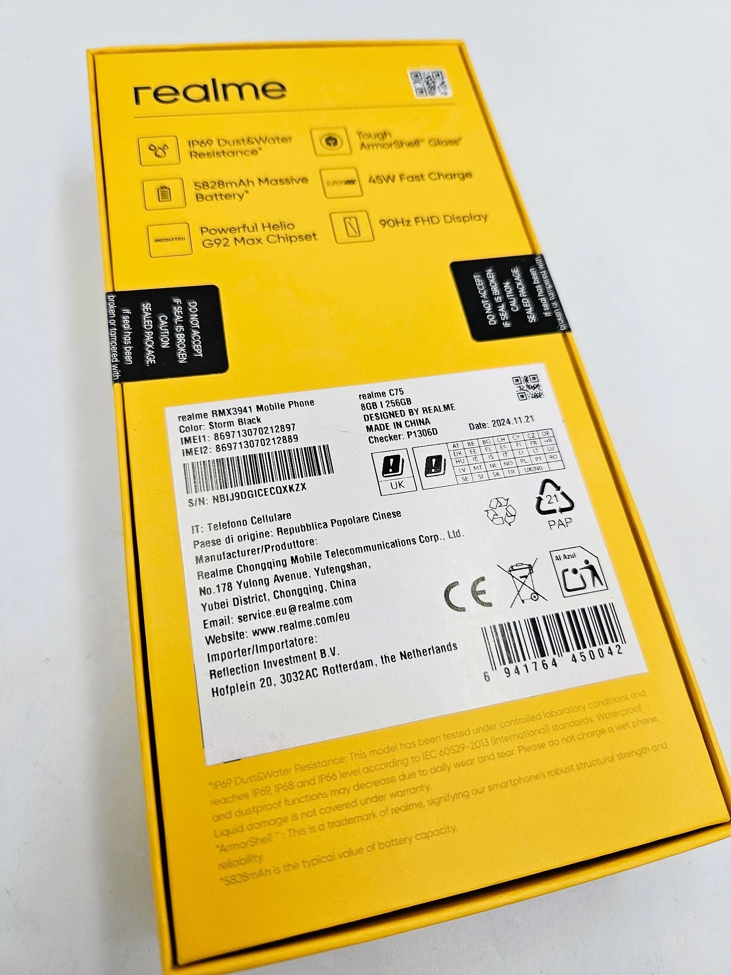 telefon-realme-c75-fabryczny-rmx3941-8256-storm-black-ean-gtin-6941764450042