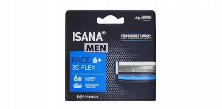 WKŁADY DO MASZYNKI ISANA MEN 4 SZTUKI