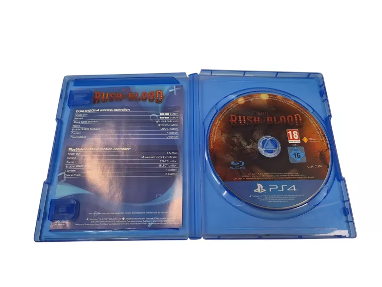 UNTIL DAWN RUSH OF BLOOD VR PS4 PLAYSTATION 4  (PS4)