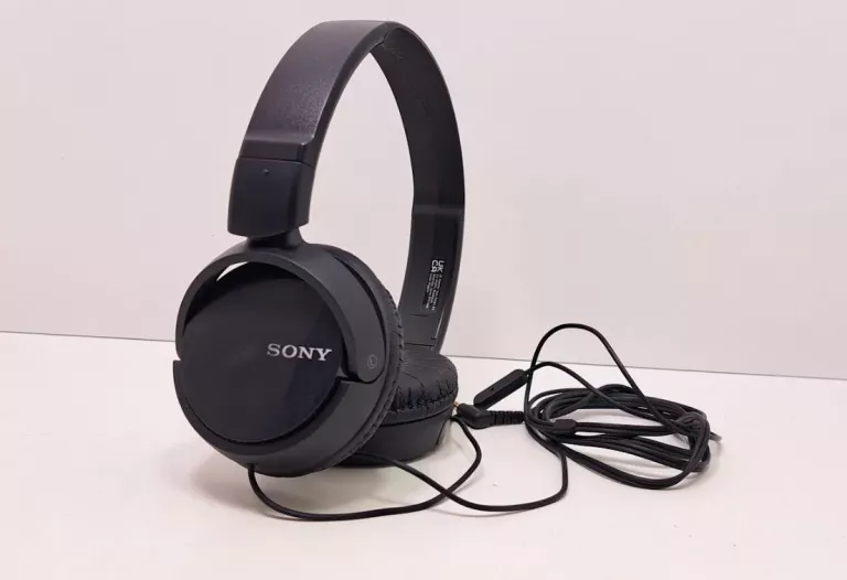 SŁUCHAWKI PRZEWODOWE SONY MDR-ZX110 NAUSZNE CZARNE
