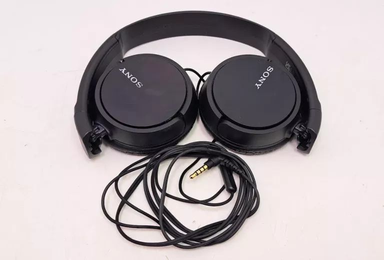 SŁUCHAWKI PRZEWODOWE SONY MDR-ZX110 NAUSZNE CZARNE