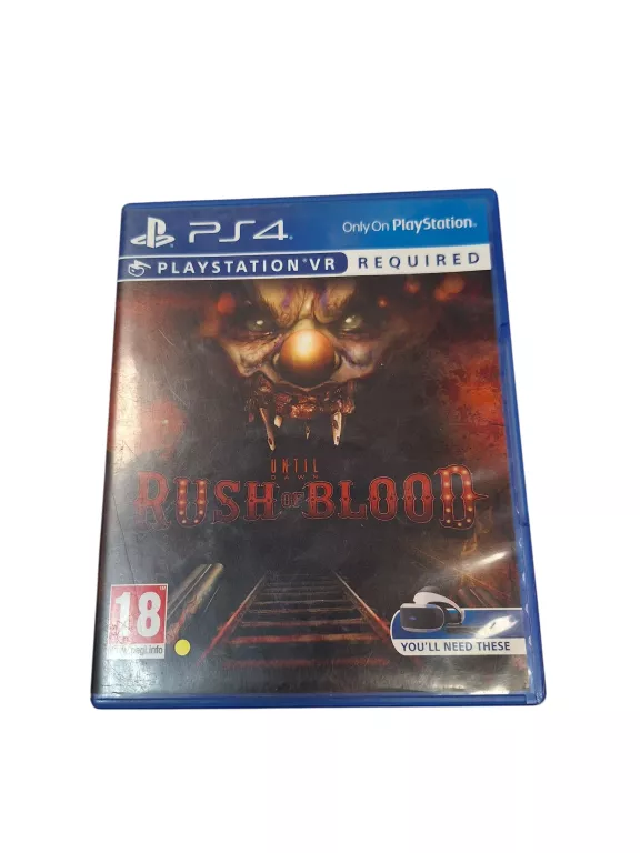 UNTIL DAWN RUSH OF BLOOD VR PS4 PLAYSTATION 4  (PS4)