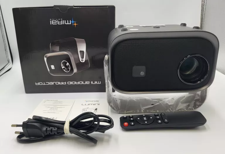 PROJEKTOR RZUTNIK MIRAI OPTIC LUMINI  ANDROID TV SMART WIFI FULLHD 4K
