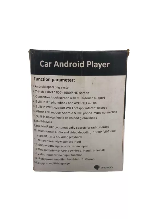 CAR ANDROID PLAYER RADIO SAMOCHODOWE