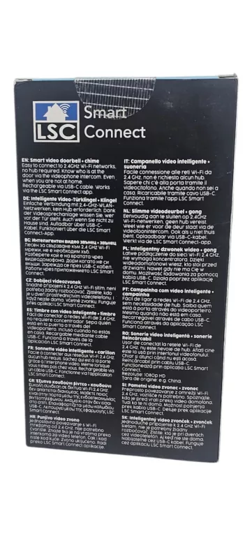 WIDEOWIZJER DOMOFON LSC SMART CONNECT VIDEO DOORBELL