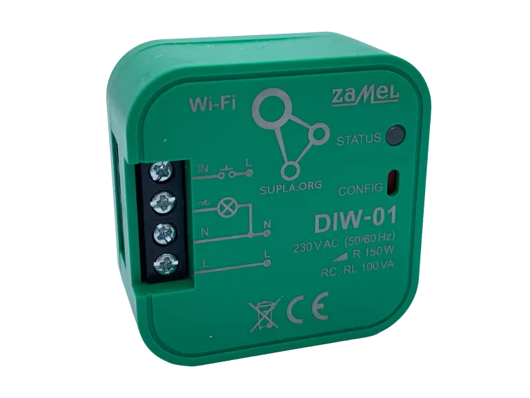ŚCIEMNIACZ WIFI 230V DIW-01 SUPLA ZAMEL