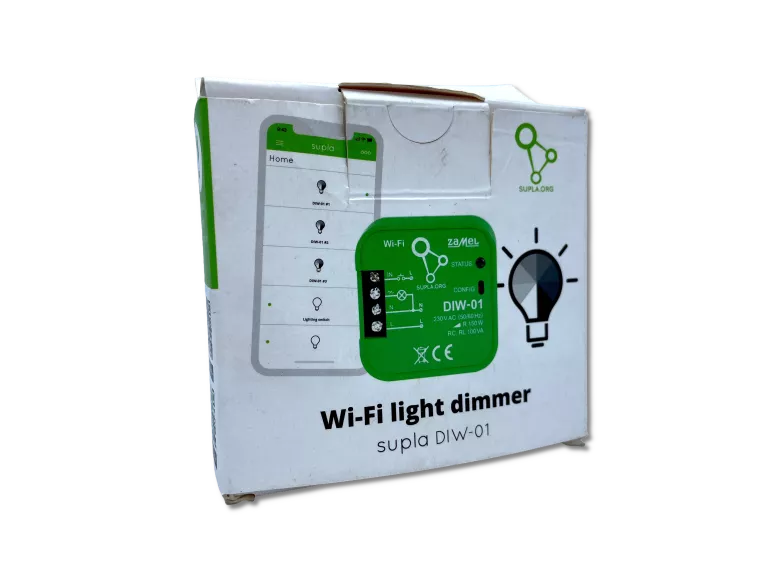 ŚCIEMNIACZ WIFI 230V DIW-01 SUPLA ZAMEL