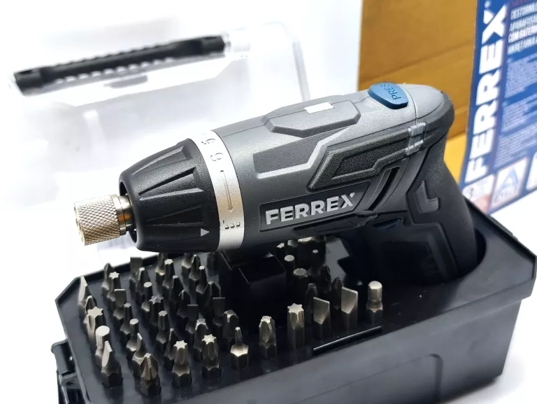 WKRĘTARKA FERREX 3.6 V LI-ION BITY ZESTAW #IGŁA