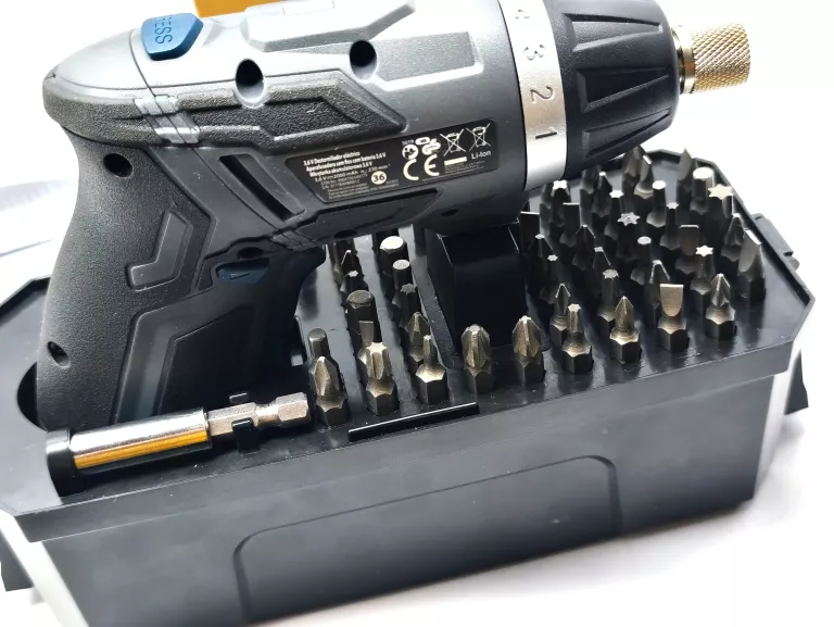 WKRĘTARKA FERREX 3.6 V LI-ION BITY ZESTAW #IGŁA