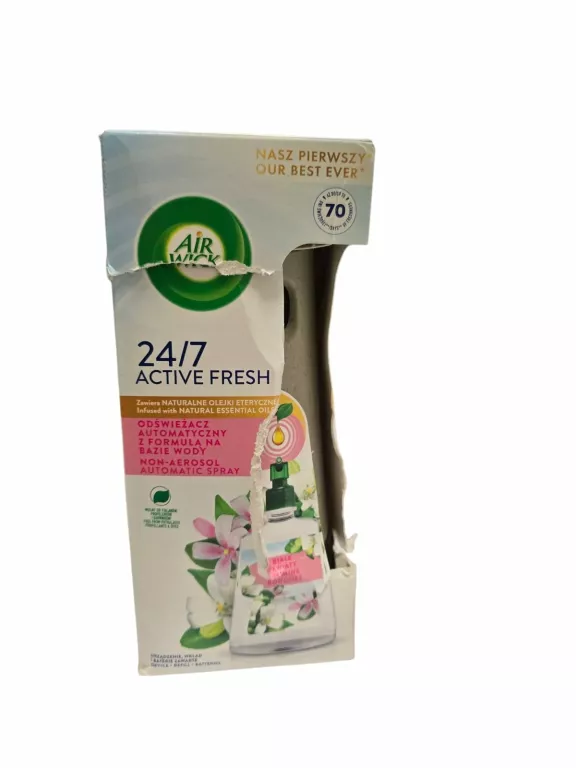 AIR WICK ACTIVE FRESH ODŚWIEŻACZ POWIETRZA BIAŁE KWIATY AUTOMAT 228 ML