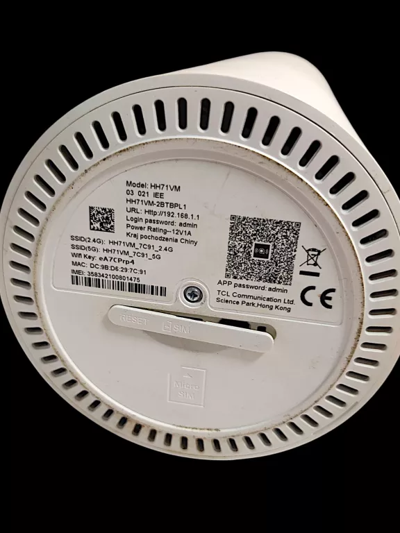 ROUTER ALCATEL HH71VM