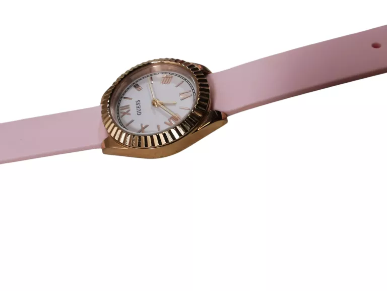 GUESS MINI LUNA ZEGAREK DAMSKI ZE WSKAZÓWKAMI RÓŻOWY PASTELOWY GW0724L3