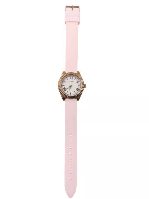GUESS MINI LUNA ZEGAREK DAMSKI ZE WSKAZÓWKAMI RÓŻOWY PASTELOWY GW0724L3