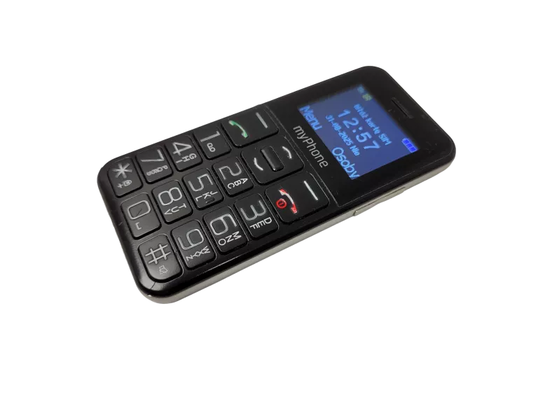 TELEFON MYPHONE HALO EASY CZARNY KOMPLET