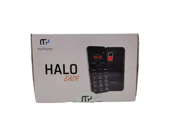 TELEFON MYPHONE HALO EASY CZARNY KOMPLET
