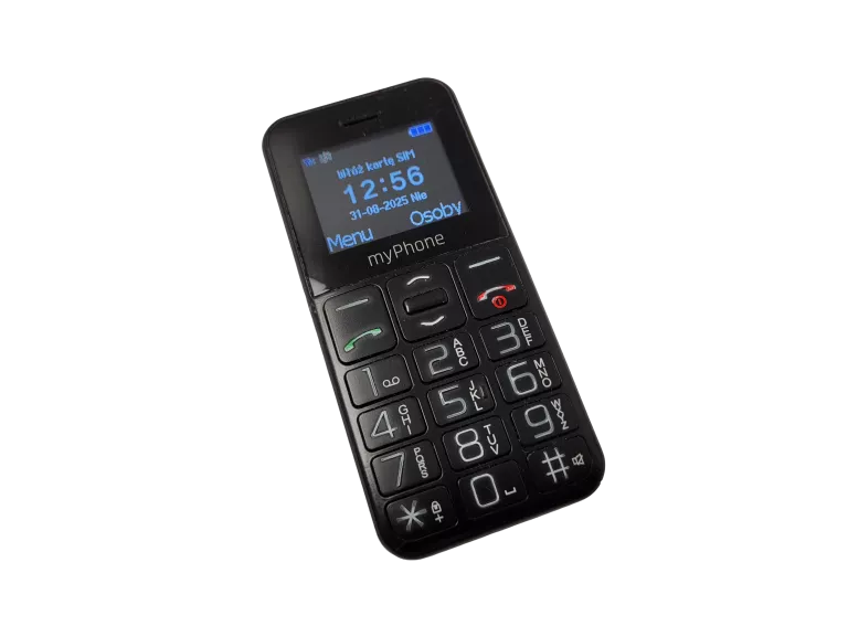 TELEFON MYPHONE HALO EASY CZARNY KOMPLET