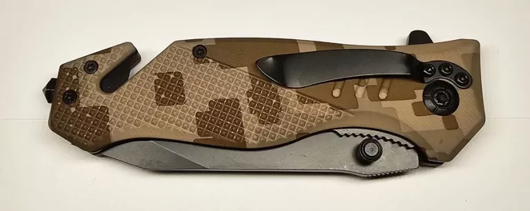 NÓŻ RATOWNICZY BSH ADVENTURE N-386C SPRĘŻYNOWY