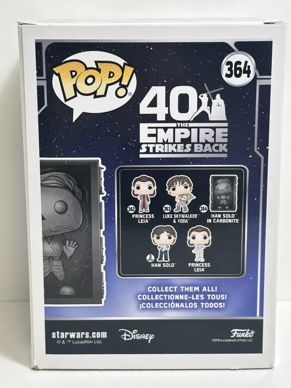 ORYGINALNE FUNKO POP! STAR WARS - HAN IN CARBONITE #364