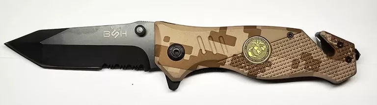 NÓŻ RATOWNICZY BSH ADVENTURE N-386C SPRĘŻYNOWY