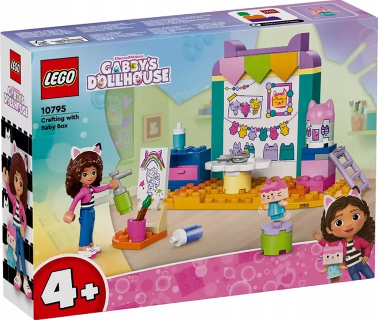 LEGO KOCI DOMEK GABI 10795 PRACE RĘCZNE Z TEKTURZĄTKIEM