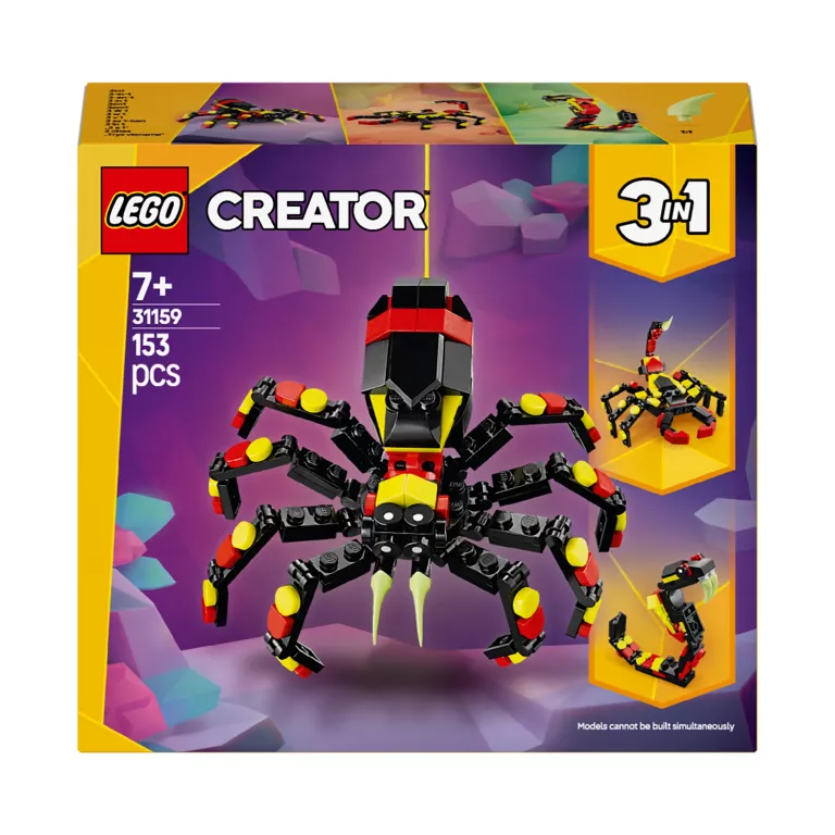 LEGO CREATOR 31159 DZIKIE ZWIERZĘTA: NIEZWYKŁY PAJĄK