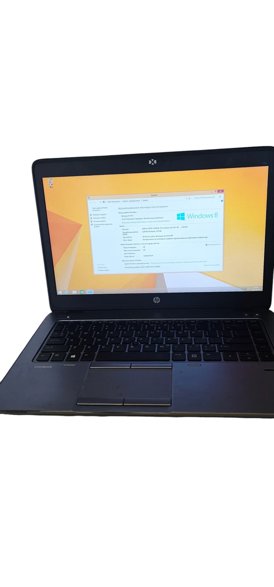 laptop-hp-elite-book-745-amd-a10pro-7350-4gb-500gb-hdd-jubilerska-13-pawilon-10-warszawa