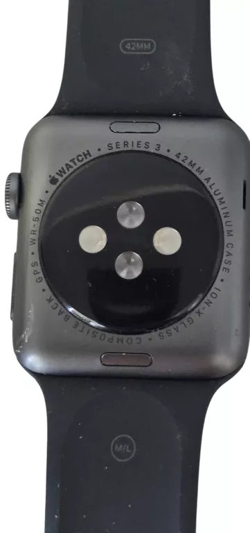 APPLE WATCH SERIES 3 42 MM CZARNY A1859