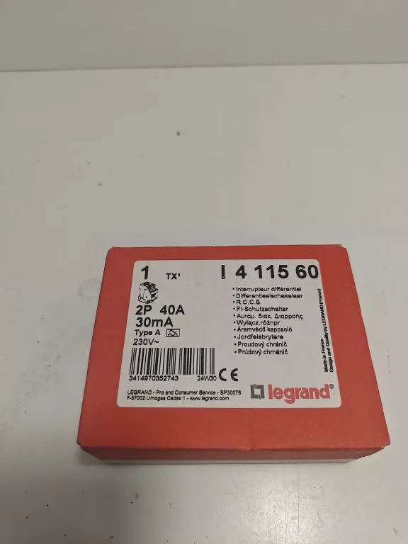 WYŁĄCZNIK RÓŻNICOWOPRĄDOWY P 300 SERII TX3 LEGRAND