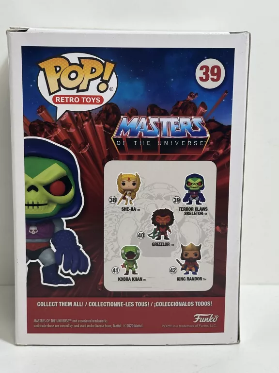 FUNKO POP MASTERS OF THE UNIVERSE FIGURKA TERROR CLAWS SKELETOR 39