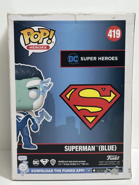 SUPERMAN BLUE 419 - DC COMICS - FIGURKA FUNKO POP 2021 FALL CONVENTION