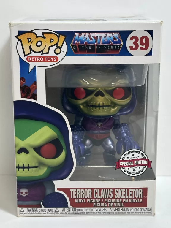 FUNKO POP MASTERS OF THE UNIVERSE FIGURKA TERROR CLAWS SKELETOR 39