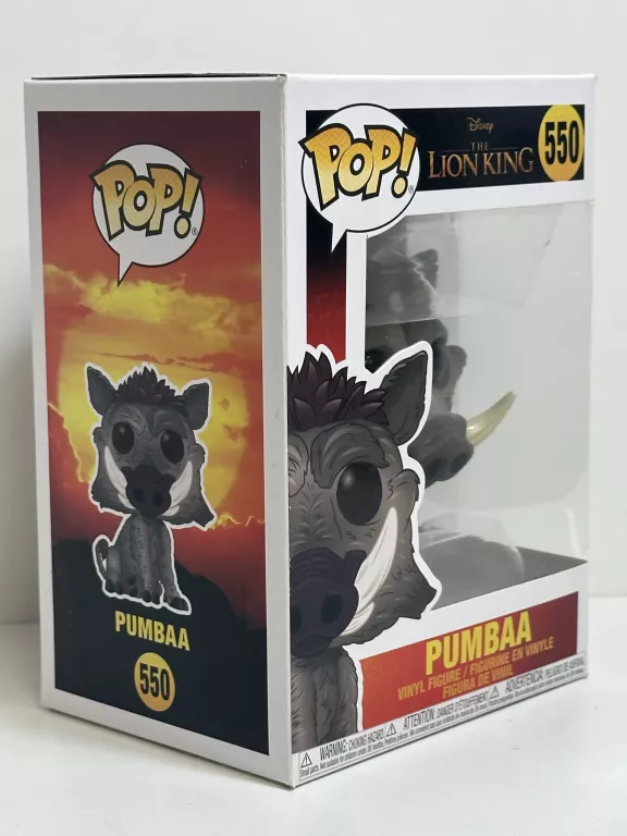 FUNKO POP! DISNEY, FIGURKA KOLEKCJONERSKA, LION KING, PUMBAA, 550