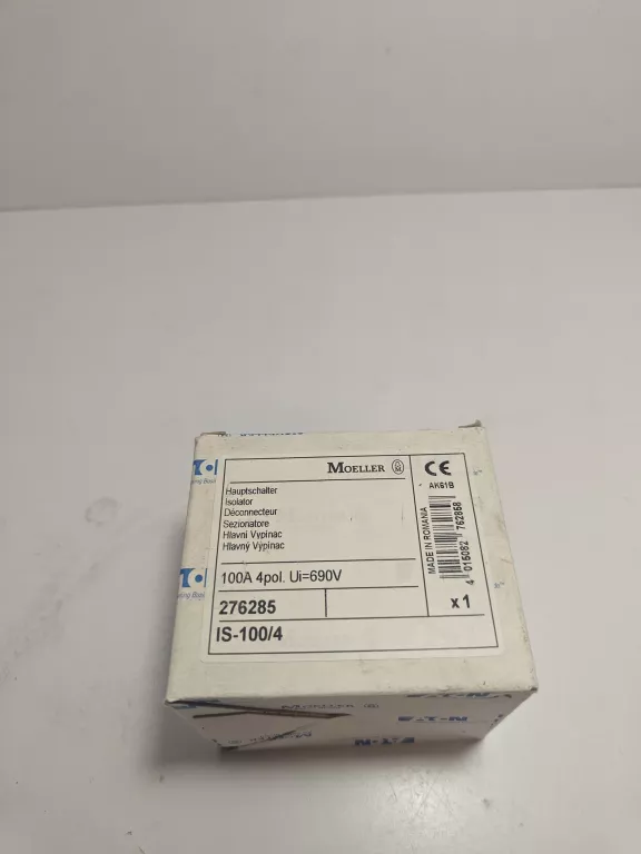 EATON ROZŁĄCZNIK 100A 4 BIEGUNY IS-100/4 276285