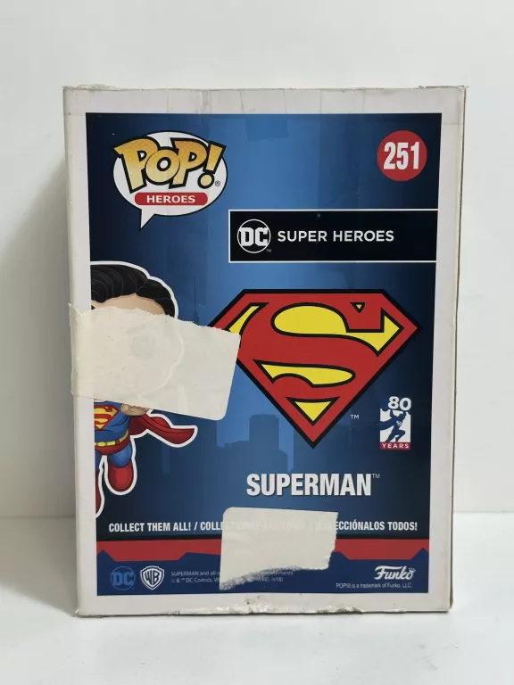 FUNKO POP HEROES: JL COMIC- SUPERMAN
