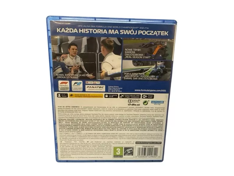 F1 2021 PLAYSTATION 5 (PS5) PUDEŁKOWA POLSKA WERSJA JĘZYKOWA