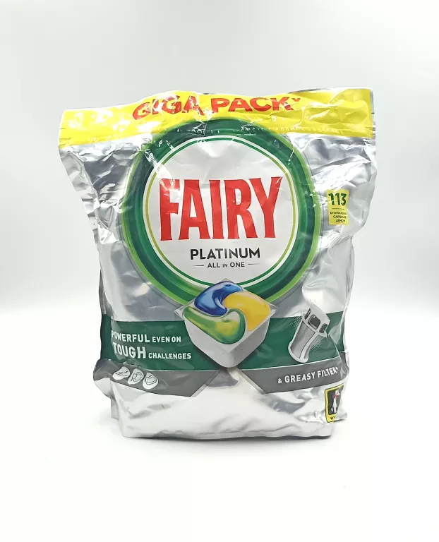 KAPSUŁKI DO ZMYWARKI FAIRY PLATINUM ALL IN ONE 113SZT