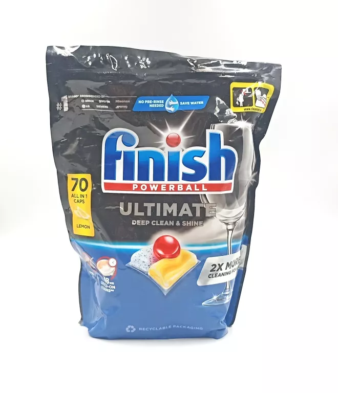 KAPSUŁKI DO ZMYWARKI FINISH ULTIMATE LEMON 70 SZT