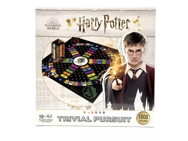 GRA PLANSZOWA HARRY POTTER TRIVIAL PURSUIT 1800 PYTAŃ HASBRO