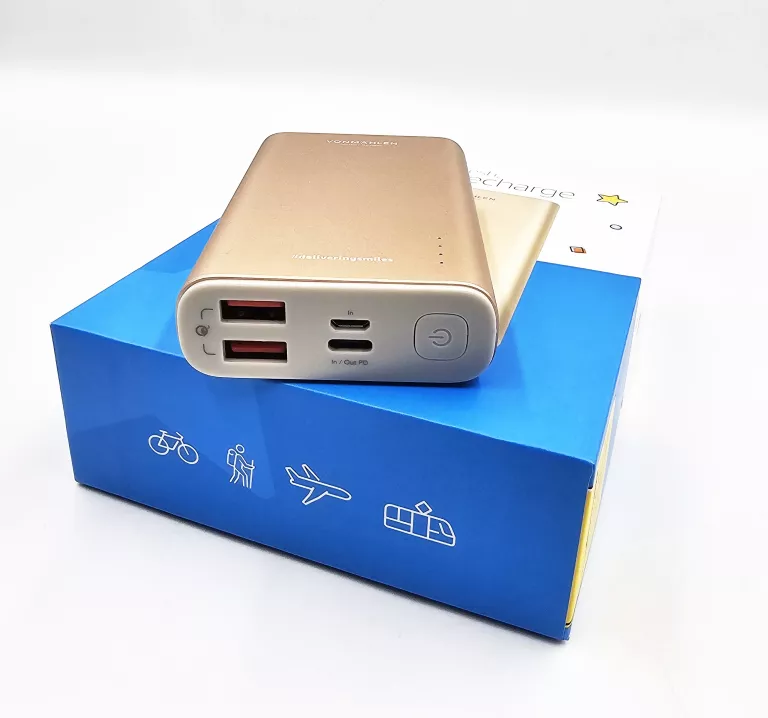 POWERBANK VONMAHLEN VM-EVG-01 / 10000 MAH / ZŁOTY / KOMPLET