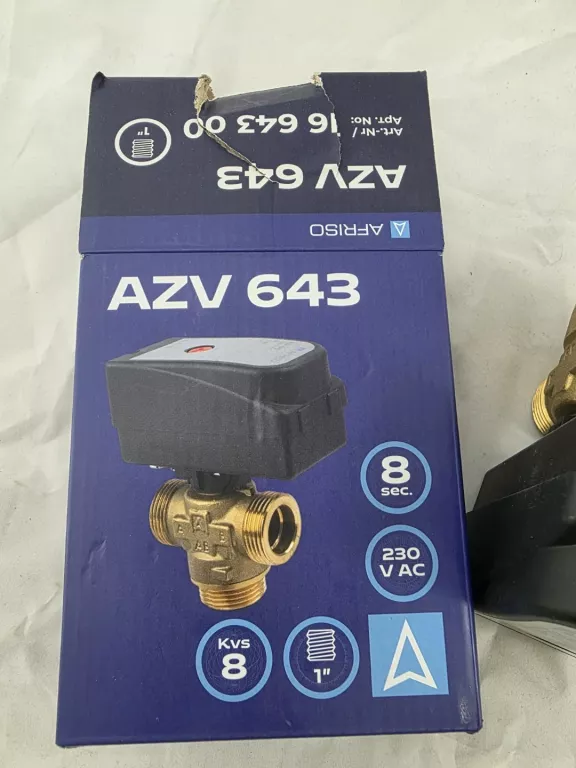 ZAWÓR 3-DROGOWY STREFOWY PRZEŁĄCZAJĄCY AFRISO AZV 643 1" 8 M3/H MOSIĘŻNY