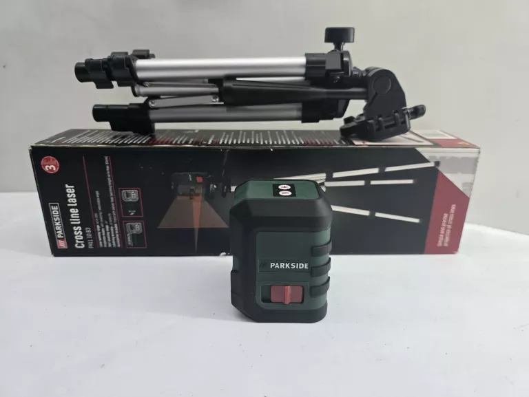 LASER KRZYŻOWY ZE STATYWEM, PARKSIDE PKLL 10 B3