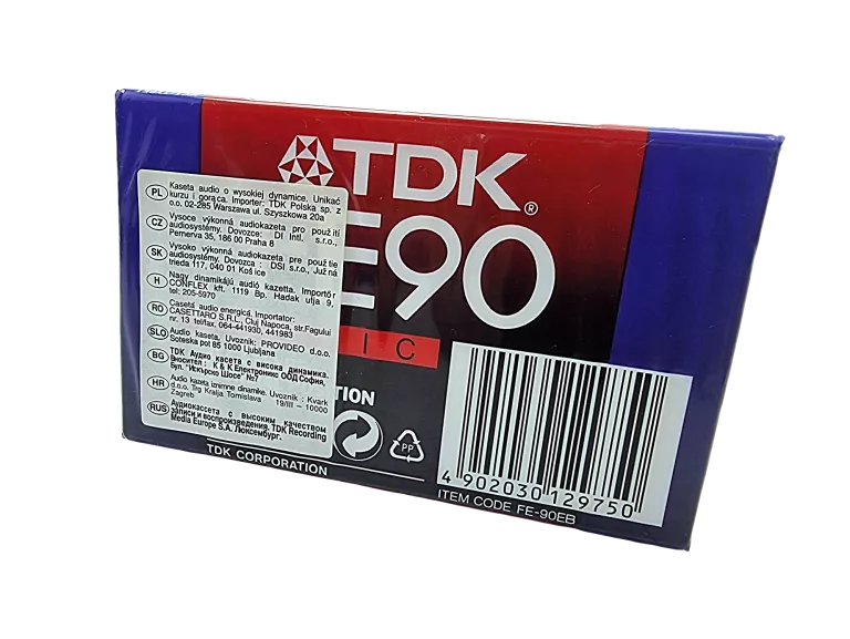 KASETA MAGNETOFONOWA TDK FE90 FERRIC 90