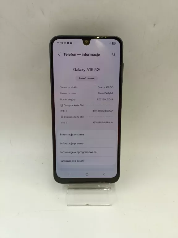 TELEFON SAMSUNG GALAXY A16 5G 4GB/128GB PUDEŁKO