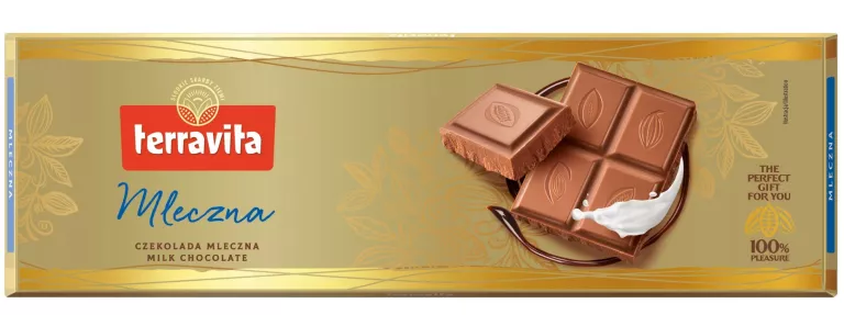 CZEKOLADA MLECZNA TERRAVITA 225G – INTENSYWNY SMAK, DELIKATNA 590091501307