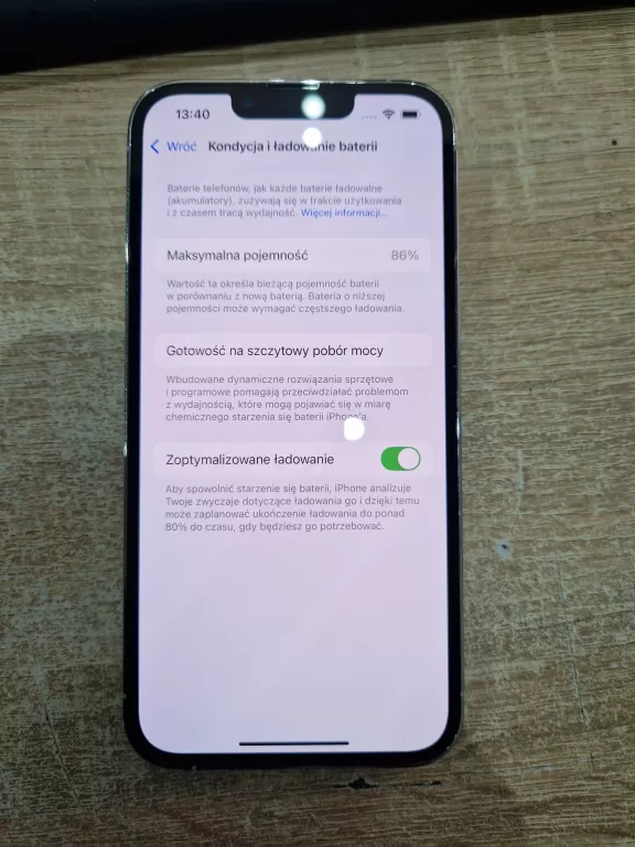 APPLE IPHONE 13 PRO 256GB 86% BATERIA